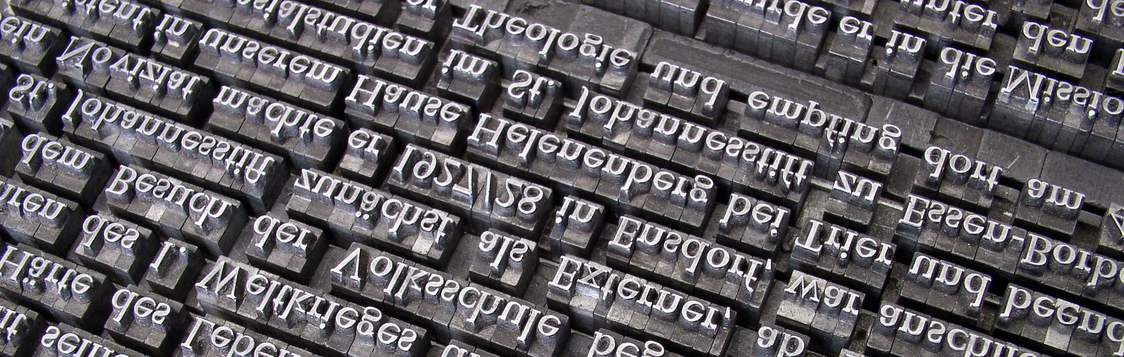 Gutenberg printing press letters